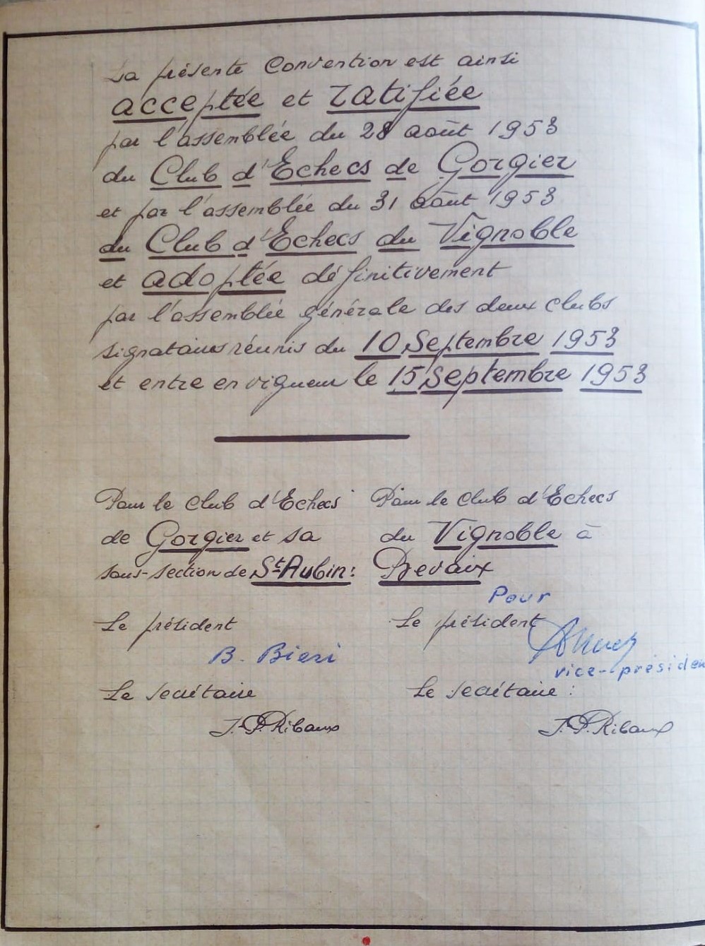 Convention Convention 1953
